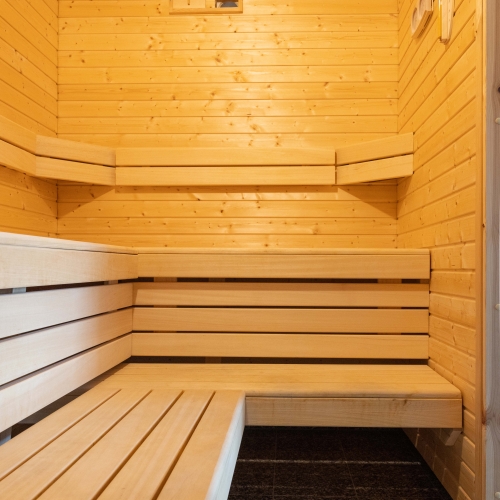 Sauna i nyt badeværelse i København